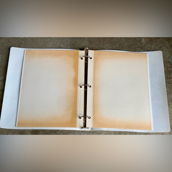 c. 1983 Vtg Hard Plastic 3 Ring Binder Sticker Collection Album - Picture 8 of 13